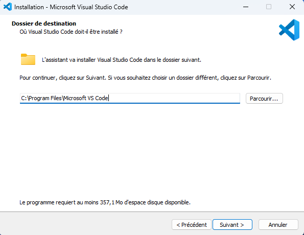 Installing Visual Studio Code on Windows 11
