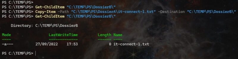 PowerShell - Copy-Item - Copy a File