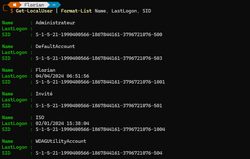 PowerShell - Format-List - Example