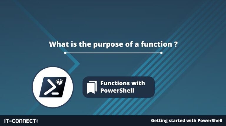 PowerShell scripts: what are functions for?