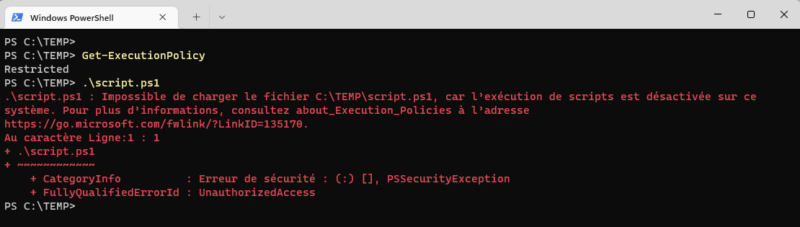 Windows 11 - PowerShell runtime strategy
