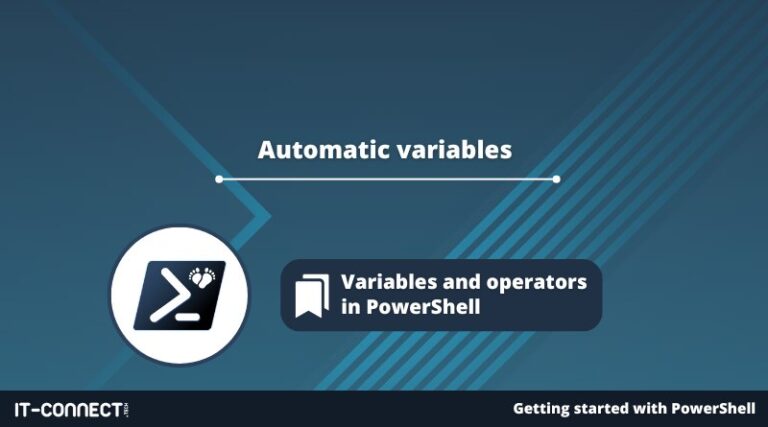 Automatic variables with PowerShell
