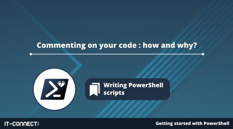 Commenting on PowerShell code : how and why?