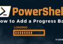 PowerShell - How to Add a Progress Bar