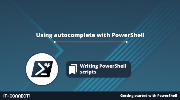 Using autocomplete with PowerShell : how it works