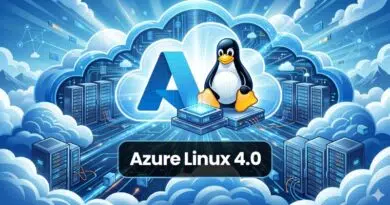 Microsoft Launches Azure Linux 4.0, Its First Fedora-Based Linux Distribution Promo illustration for Azure Linux 4.0 featuring Tux the penguin atop a blue server pod amid cloud and data center imagery.