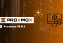Proxmox VE 9.2 branding with orange data center background and a computer/settings icon on the right.