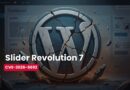 Hero banner showing the WordPress logo shattered, announcing 'Slider Revolution 7' and the CVE-2026-6692 vulnerability.