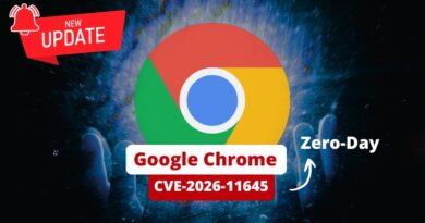 Chrome logo with a 'New Update' badge; announces a zero-day vulnerability CVE-2026-11645 in Google Chrome.