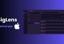 Banner showing the SigLens logo with the French phrase 'Rachat par Apple' and an Apple logo beside a dark software dashboard UI, indicating SigLens was acquired by Apple.