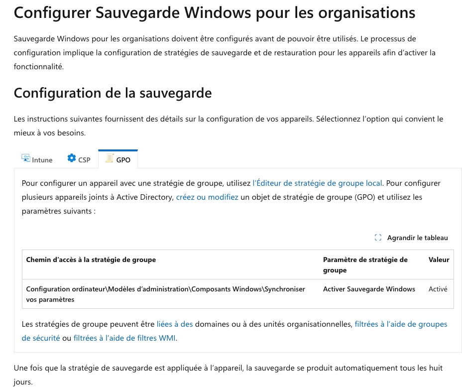 Windows 11 26H2: Default Settings Backup for Business PCs