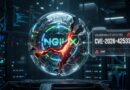 Futuristic data center scene with a glowing cracked globe bearing the NGINX logo, and a holographic alert showing CVE-2026-42533 vulnerability.