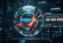 Futuristic data center scene with a glowing cracked globe bearing the NGINX logo, and a holographic alert showing CVE-2026-42533 vulnerability.