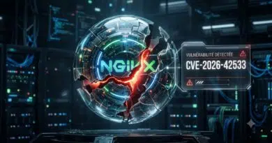 NGINX CVE-2026-42533: Critical Flaw Can Crash Your Web Server Futuristic data center scene with a glowing cracked globe bearing the NGINX logo, and a holographic alert showing CVE-2026-42533 vulnerability.