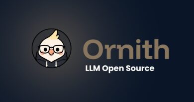 Ornith logo: cartoon owl with glasses inside a circle, next to the text 'Ornith LLM Open Source'.