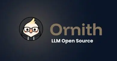 Ornith logo: cartoon owl with glasses inside a circle, next to the text 'Ornith LLM Open Source'.
