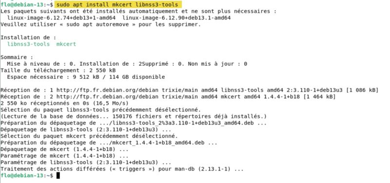 mkcert on Debian: Local HTTPS Certificates Without Warnings