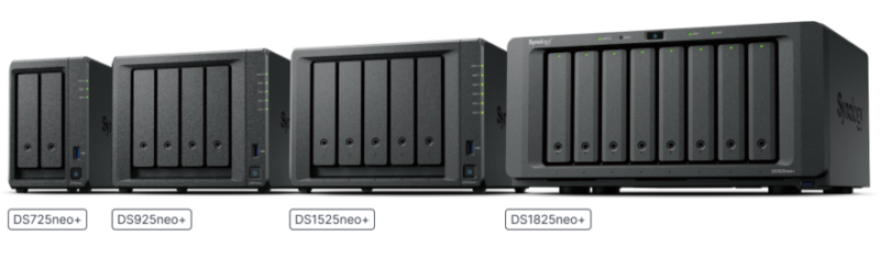 Aperçu de la gamme Synology Neo+