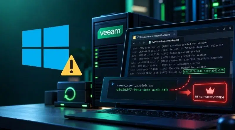Veeam Agent for Windows CVE-2026-32996 Gives SYSTEM Privileges, Public Exploit Released