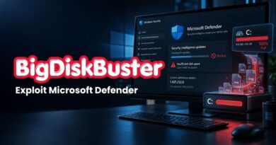BigDiskBuster: New Zero-Day Prevents Microsoft Defender from Updating