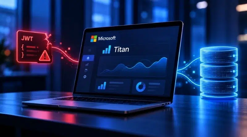 Microsoft Titan Flaw: Unsigned JWT Gave Admin Access to 17.3 Trillion Rows