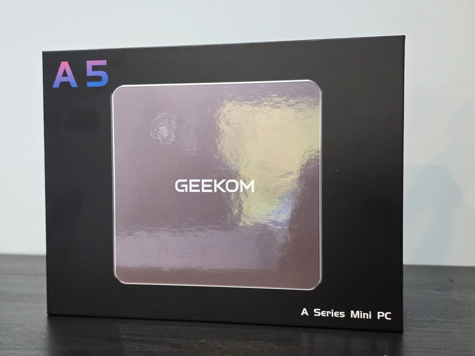 Boîte du mini PC Geekom A5 2027 Edition